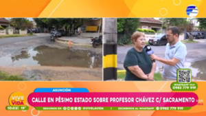 Las calles en mal estado pululan en Asunción