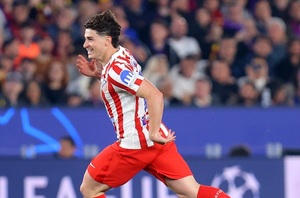 Champions League: Atlético de Madrid sorprende a un Barcelona con 10