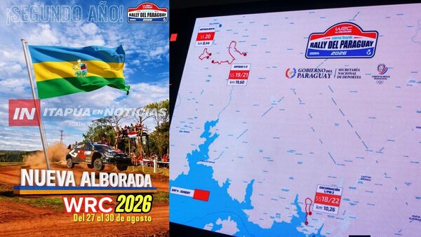 NUEVA ALBORADA CONFIRMADA NUEVAMENTE EN EL RALLY DEL PARAGUAY 2026