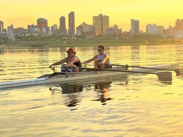 Brillo en la Bahía, con las competencias del Sudamericano Máster de Remo ASU 2026 - Polideportivo - ABC Color