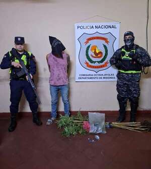 Allanamiento en Ayolas deja un detenido e incautación de supuestas drogas - Policiales - ABC Color