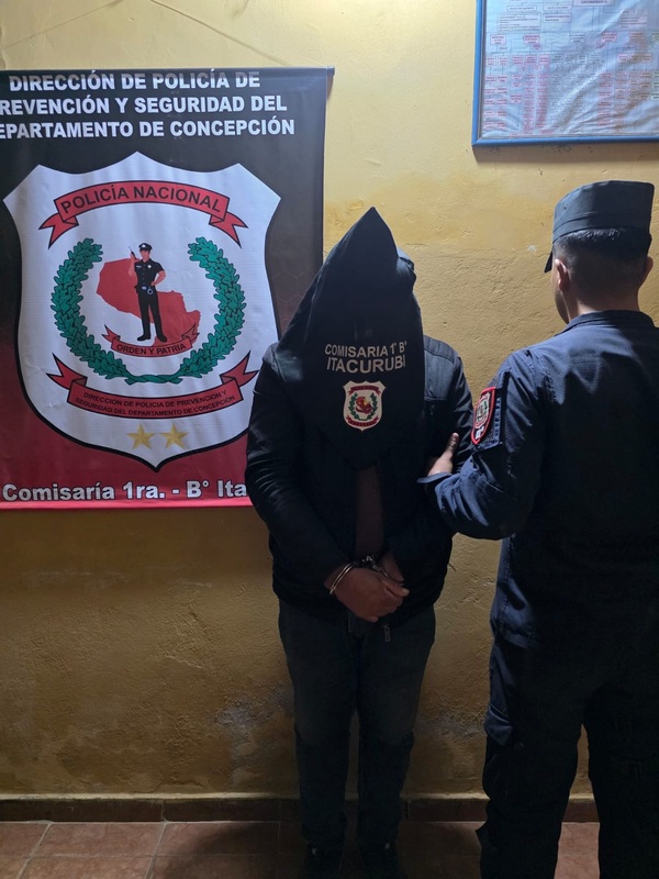 Detienen a hombre con orden de captura en el barrio Itacurubí - Concepción al Día