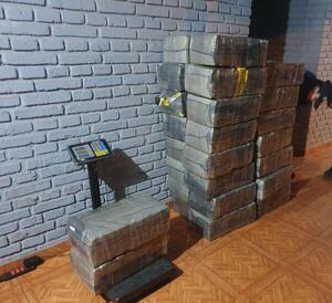 Incautan más de 560 kilos de marihuana en operativo en Presidente Franco