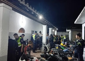 Megaoperativo deja más de 50 personas demoradas en Luque