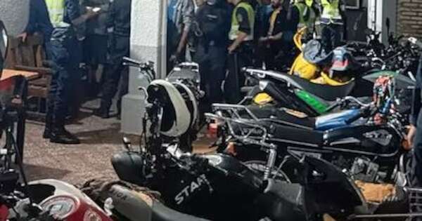 La Nación / Luque: operativo policial arrojó 100 personas verificadas y más de 50 demorados