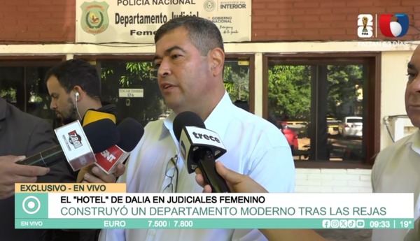 Jefa de Judiciales autorizó celda vip de Dalia por “humanidad”, afirma comisario | Unicanal