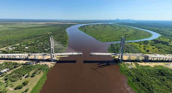 Puente de la Bioceánica, a solo 37 metros de unir los océanos Pacífico y Atlántico - Noticias del Chaco - ABC Color