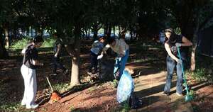 La Nación / Estudiantes de Medicina UNA realizan minga ambiental ante aumento de casos de dengue