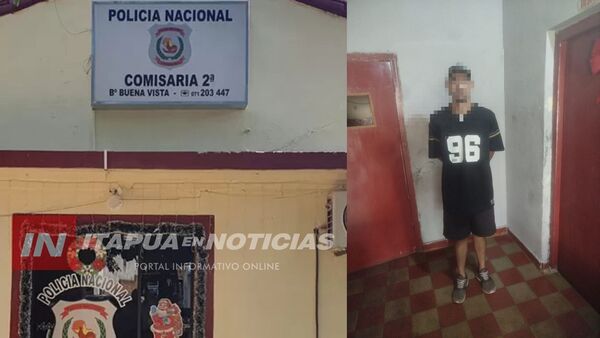 APREHENDEN A HOMBRE POR HURTO EN SUPERMERCADO DE ENCARNACIÓN