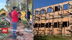 AUTORIDADES VERIFICAN AVANCES DE OBRA EN ESCUELA DE NUEVA ALBORADA
