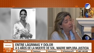 Cinco años de la muerte de María Sol Chávez. Su madre implora justicia