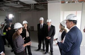 Autoridades de la Corte verificaron avances del edificio Testanova