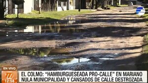 ¡El colmo! Hamburgueseada pro-calle en Roque Alonso