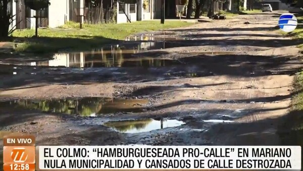 ¡El colmo! Hamburgueseada pro-calle en Roque Alonso
