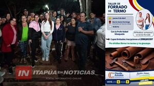 CLAUDIA ARÉVALOS IMPULSA RECORRIDOS BARRIALES Y PROPUESTAS DE CAPACITACIONES EN ENCARNACIÓN