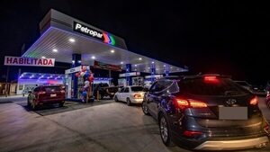 Ni un "gradual": Petropar subió sus precios G. 750 por litro
