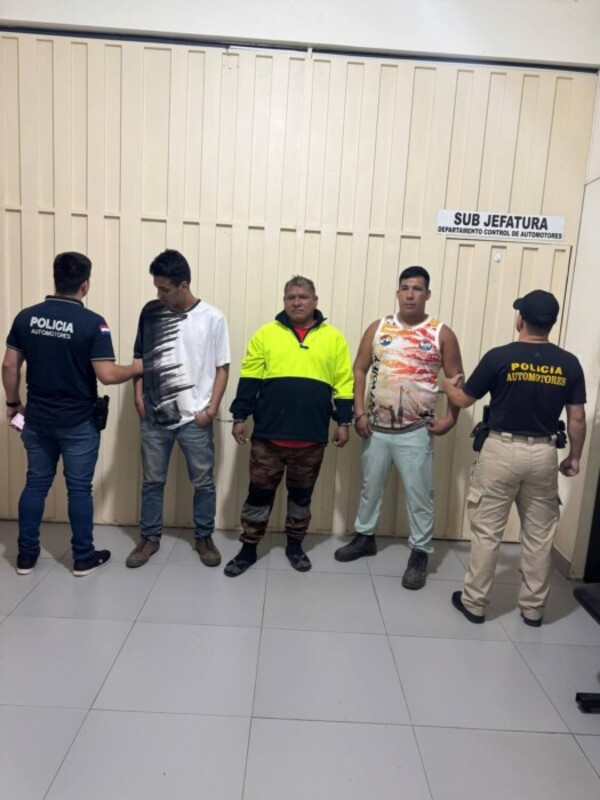 Popular / Desarticulan banda dedicada al robo de vehículos tras ñemuña