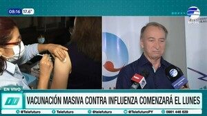 Salud inicia vacunación masiva contra influenza y neumococo