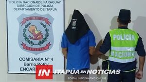 APREHENDEN A HOMBRE POR INTENTO DE HURTO EN ENCARNACIÓN