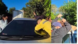 ANGUSTIA EN MINGA GUAZÚ: MAMÁ DEJÓ LA LLAVE DENTRO DEL AUTO Y SU HIJA DE 2 AÑOS QUEDÓ ENCERRADA