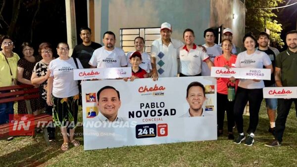 PABLO NOVOSAD PLANTEA NUEVA CANDIDATURA CON ENFOQUE EN FAMILIA, JUVENTUD Y TURISMO EN ENCARNACIÓN