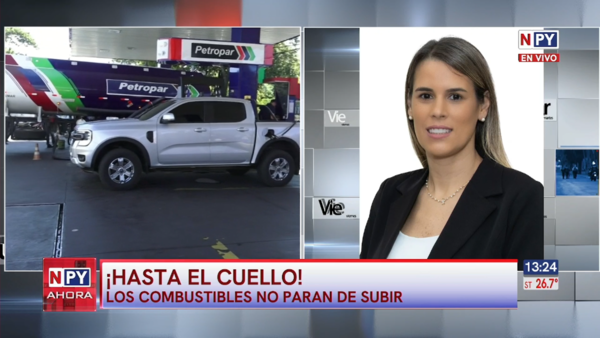 Petropar aplica aumento de Gs. 750 a todos sus combustibles