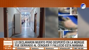 Lo declararon muerto y despertó en la morgue