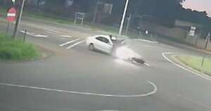 La Nación / En Caaguazú buscan identificar a conductor que embistió a motociclista y huyó del sitio