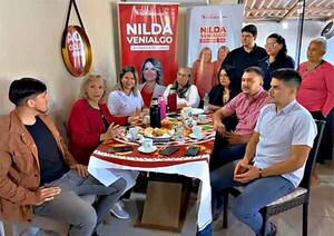 Nilda Venialgo recibe respaldo de Lilian Samaniego y fortalece su precandidatura en Hernandarias | DIARIO PRIMERA PLANA