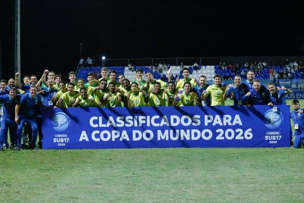 CONMEBOL Sub 17: Brasil clasifica al Mundial 2026