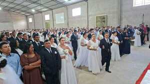 Curuguaty: 118 parejas dan el sí, quiero luego de años de relación