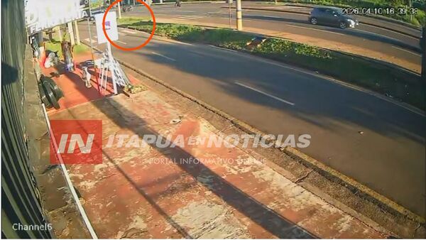 ACCIDENTE ENTRE MOTOCICLETAS DEJA DOS HERIDOS EN ENCARNACIÓN