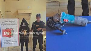 AGARRÓ UNA AMOLADORA… PERO NO PARA TRABAJAR