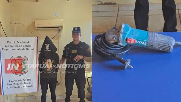 AGARRÓ UNA AMOLADORA… PERO NO PARA TRABAJAR