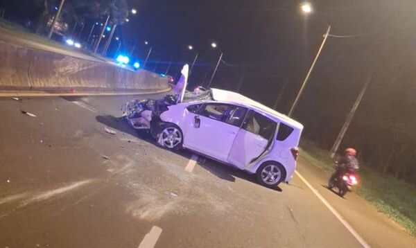 Aparatoso accidente en ruta PY01 deja un herido en Itá Paso