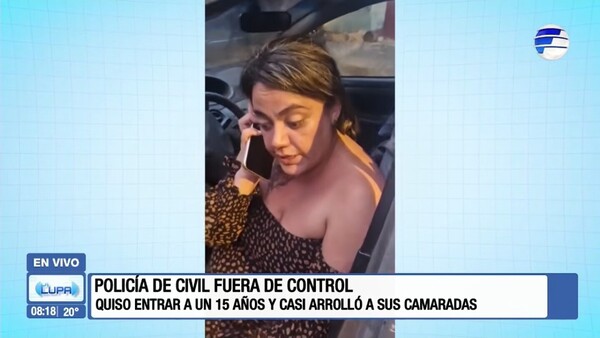 Suboficial de la Policía protagoniza disturbio en fiesta de 15 en San Lorenzo