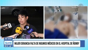 Hospital de Ñemby en crisis: denuncian falta de insumos y hasta sábanas
