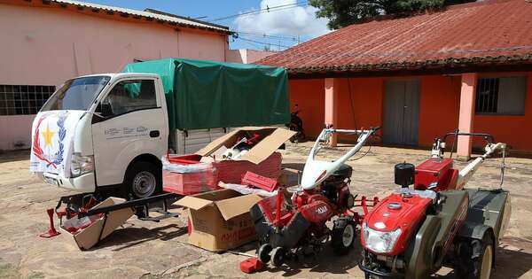 La Nación / Guairá recibe G. 1.674 millones en maquinaria agrícola para fortalecer la producción familiar