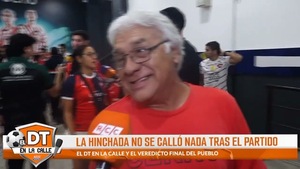 Video: Cerro Porteño vs. Nacional. El DT en la calle luego del empate.