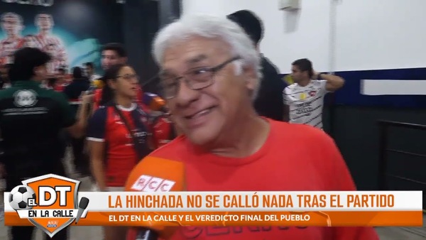 Video: Cerro Porteño vs. Nacional. El DT en la calle luego del empate.