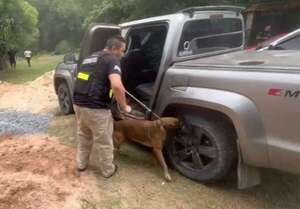 Tenía más de 10 kilos de drogas en el tanque de su camioneta y Rocky lo delató - Policiales - ABC Color