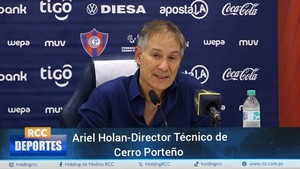 Video: El crudo análisis de Ariel Holan tras el empate ante Nacional. Cerro Porteño Vs. Nacional