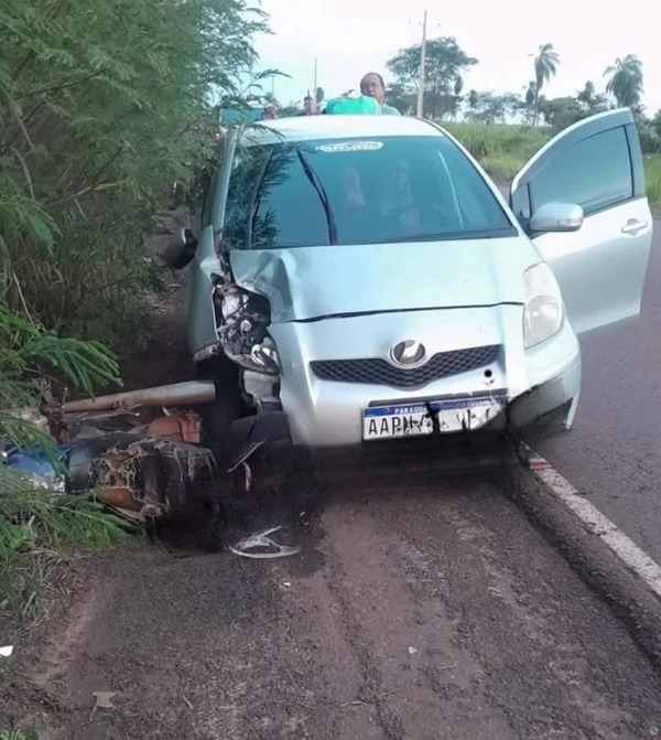 Terrible accidente en Amambay: bebé lactante falleció en accidente de tránsito - trece