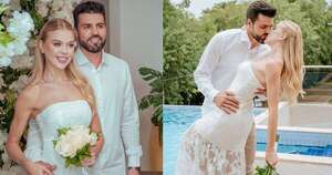 La Nación / Segunda boda: influencer paraguaya y empresario brasileño volvieron a dar el “sí”