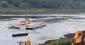 La Nación / Balsa regresa a Puerto Irala desde Otaño y la población espera el cruce internacional