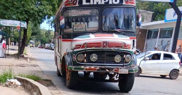 Diario HOY | Pasaje subirá a G. 3.000 en buses “chatarra” de Limpio desde este lunes