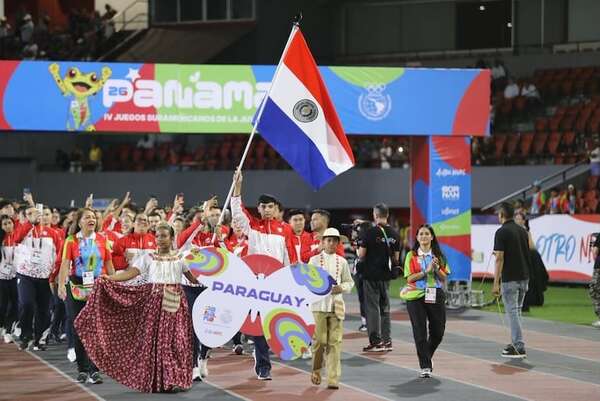 Paraguay hace su aparición en la ceremonia inaugural de los Juegos Suramericanos de la Juventud - Polideportivo - ABC Color