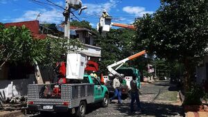 Usuarios de la ANDE en ciudades de Central y Asunción reportaron cortes de luz