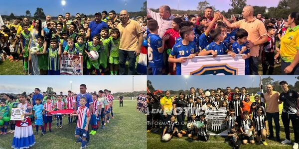 EXITOSO INICIO DEL CAMPEONATO DE ESCUELAS DE FÚTBOL EN CAMBYRETÁ