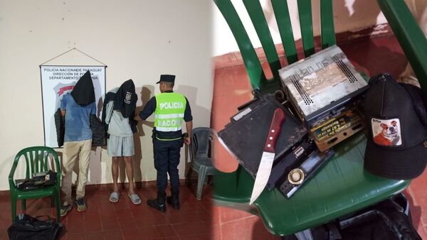 Frustran intento de hurto agravado y detienen a dos hombres tras persecución en Encarnación